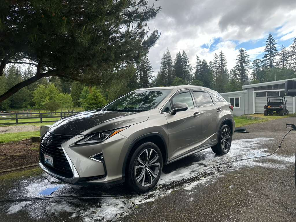 Pristine Lexus RX after professional detailing