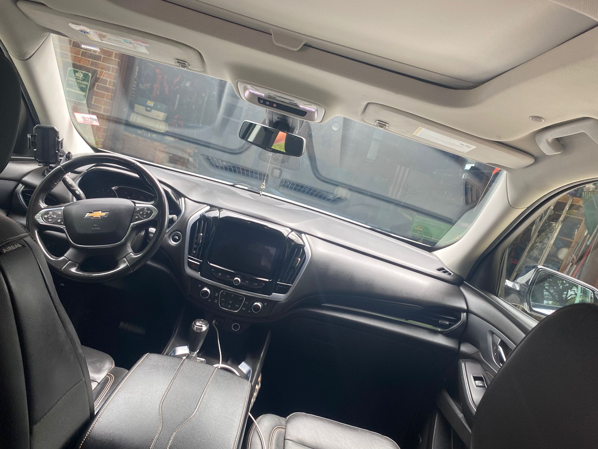 Chevrolet truck dashboard after professional cleaning